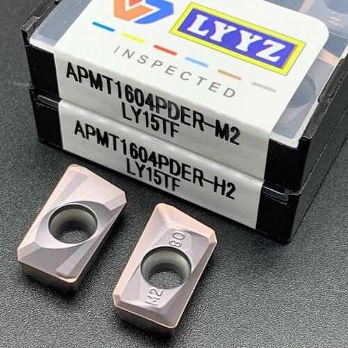 APMT1604 M2/H2-LY15TF Carbide End Milling Tool CNC Milling Insert APMT1604PDER Turning Insert