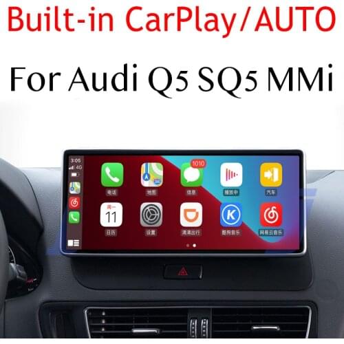 For Audi Q5 Q5L FY 2017 2018 2019 MMI Car Multimedia CarPlay 10.25 inch Screen WiFi GPS Radio Audio System Navigation NAVI