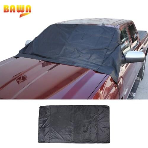 BAWA Car Windshield Anti Sunshad Snow Cover For Ford F150 2015 Up Frost Ice Shield Dust Protector Cover