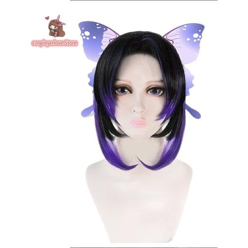 Demon Slayer: Kimetsu no Yaiba Kochou Shinobu Headwear for cosplay costume Halloween Carnival Costume