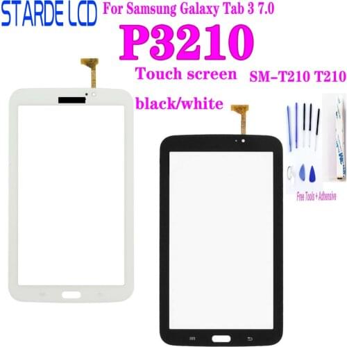 For Samsung Galaxy Tab 3 7.0 SM-T210 T210 P3210 Touch Screen Panel Digitizer Glass Replacement Not LCD+Tools