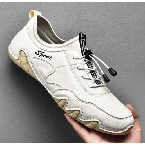 Men Casual Shoes Loafers Sneakers 2021 New Fashion Handmade Retro Leisure Loafers Shoes Zapatos Casuales Hombres Men Shoes