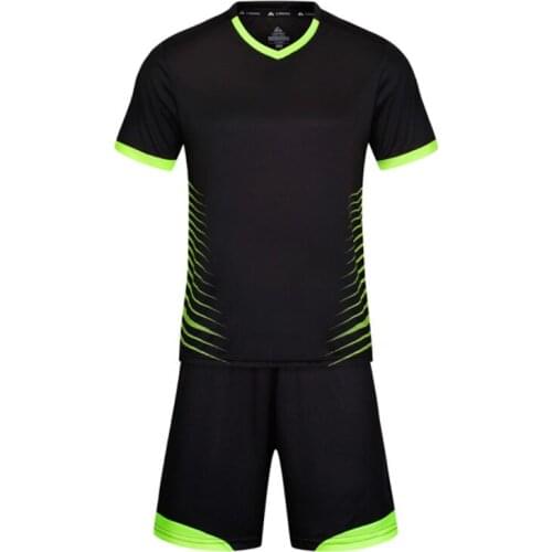 Men Soccer Jerseys Set Voetbal Tenue Kids Survetement Homme Form Football 2017 2018 Training Suit Soccer Uniform for Boys