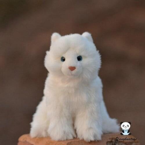 Stuffed Animals Toy Cute Persian Cat soft Dolls Birthday Present Real Life Plush Toys Shop