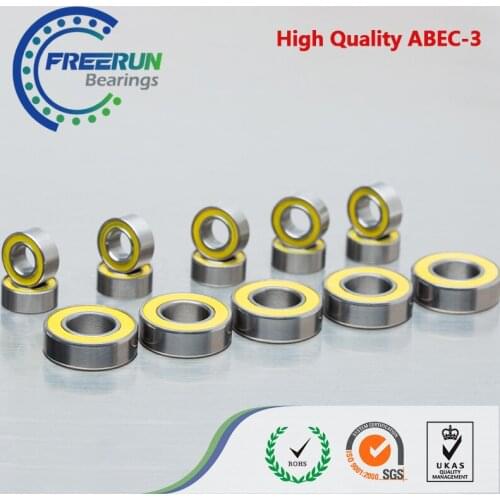 Rc Hobby Bearing for TRAXXAS(CAR) RUSTLER VXL ABEC 3 Yellow Rubber ball bearings