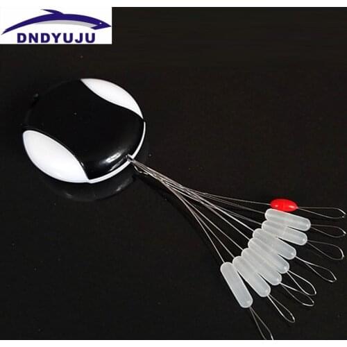 DNDYUJU 10Set/80pcs Profession Fishing Sports Space Beans Floating Seat Fishing Pin Fishing Tackle Fishing Supplies