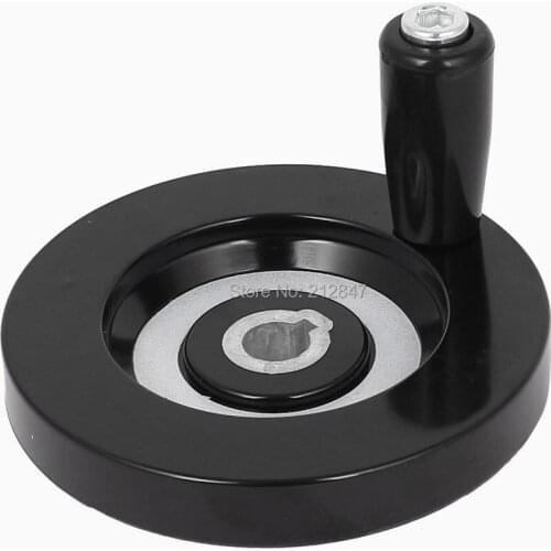80mmx10mm Removable Folding Handle Hand Wheel for Grinder Machines Tailstock