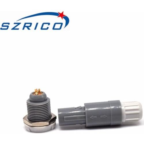 Szrico 1p 2 3 4 5 6 7 8 9 10pins plug and socket 0 40 60 80 degrre pull push connector for medical