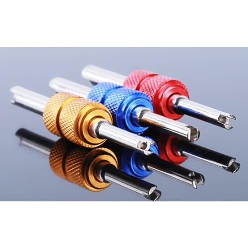 Universal Valve Installer Valve Core Remover Tool Car Air Conditioning Valve Core Wrench Disassembly Screwdriver Repair Tools