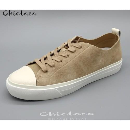 2021 Spring Autumn Women Fashion England Vintage Soft Cowhide Vulcanized Shoes Casual Lacing Canvas Shoe Female Sneakers