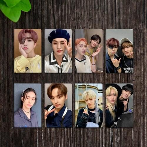 10PCS/Set Kpop STRAY KIDS New Album NOEASY Photocards Thicken Crystal Card Stickers LOMO Cards For Fans Collection Gift