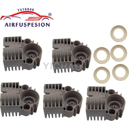 5 Sets Air Suspension Compressor Cylinder Head + Piston Ring for VW Touareg NF II Porsche Panamera 7P0616006E 68041137AF