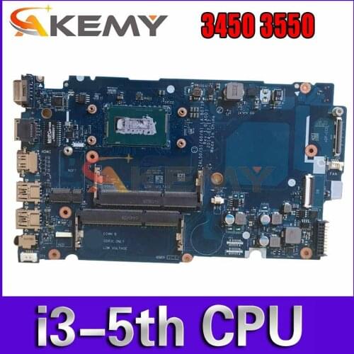 Akemy BRAND NEW FOR Dell Latitude 3450 3550 Laptop Motherboard I3-5005U ZAL50/51/60/61 LA-B071P CN-068RW5 68RW5 Mainboard