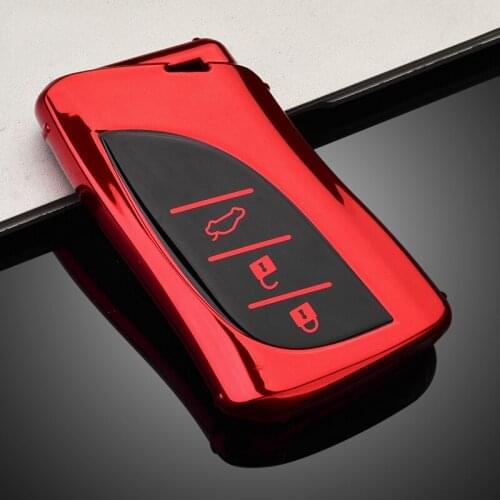 Soft TPU Car Remote Key Case Full Cover Holder For Lexus IS ES GS GX NX RX LX LC RC ES200 ES300H ES350 Accessories Keychain Fob