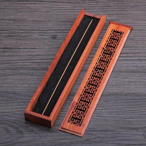 Wood Incense Burner Creative Hand Carved Hollow Joss Incense Stick Holder Lying Censer Aromatherapy Furnace Yoga Accessories