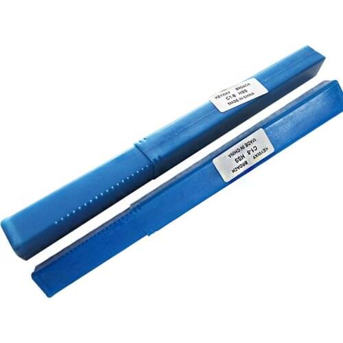 HSS 6mm C1 8mm C1 Push-Type Keyway Broach Metric Size HSS Keyway + Shim Cutting Tool for CNC Router Metalworking