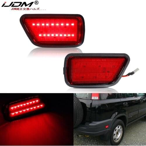 IJDM Car Red LED For Honda CR-V Right Passenger Rear Bumper Red Side Marker Light Lamp Parking/Driving Lights 12V (1997-2001 )