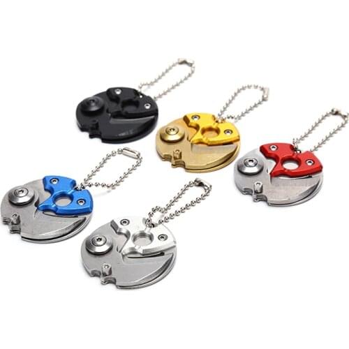 Pocket Fold Mini Knife Gear Peeler Peel Combat Open Opener Parcel Box