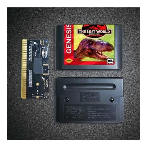 Jurassic Park 2 - The Lost World - 16 Bit MD Game Card for Sega Megadrive Genesis Video Game Console Cartridge
