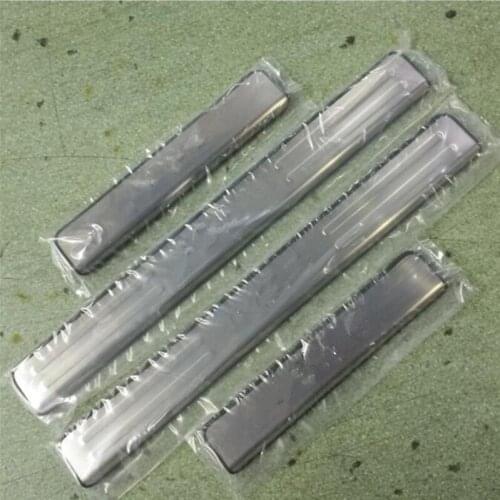 Fit for Volkswagen POLO 2011-2018 stainless steel threshold door sill scuff plate car accessories car-styling 4PCS/set