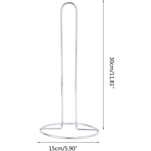 Toilet Roll Kitchen Stand Tissue Table Bathroom Paper Holder Suction Cup Rack D0AD