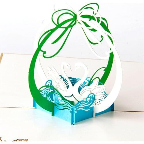 3D Popped Greeting Card Love Romantic Wedding Valentines Day Gifts Cards Christmas Wedding Birthday Card Postcard