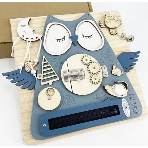 Baby Kids Montessori Unlock Toy Essential Educational Sensory Board For Toddlers Children Busyboard Intelligence Toys Gifts