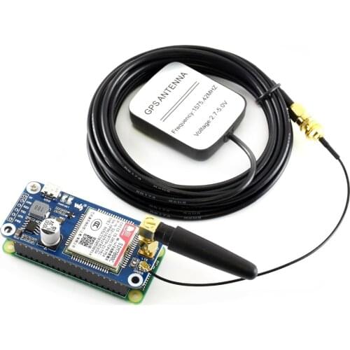 NB-IoT/eMTC/EDGE/GPRS/GNSS HAT for Raspberry Pi, Based on SIM7000C