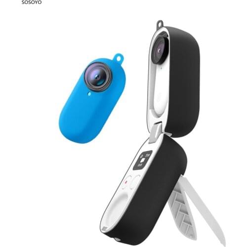 Silicone Case Shell Charger Box Protective Cover compartment Dustproof Storage Shell For Insta360 Go2 Camera Accessories