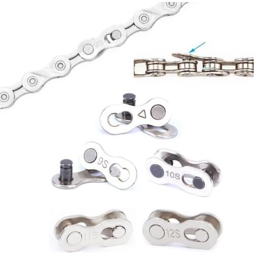 Bicycle Chain Connector Lock Quick Link 6/7/8/9/10/11/12 Speed Road Bike Magic Buckle Master Bicycle Chain Joint Cycling Parts