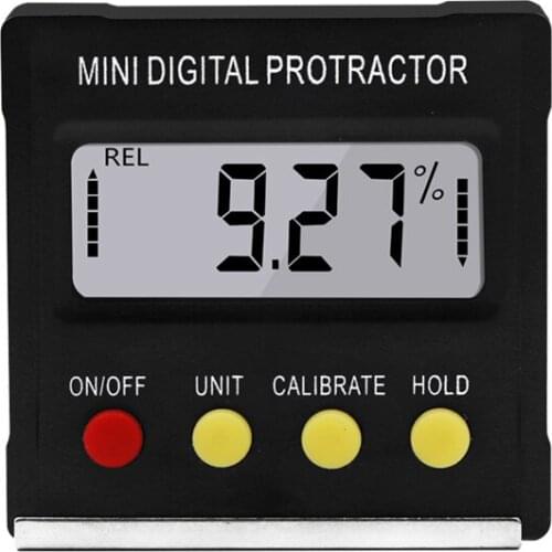 Electronic Digital Protractor inclinometer Goniometer Angle Protractor Universal Bevel 360 Degree Angle Measurement Level box
