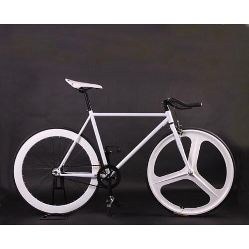 Fixed Gear Bike Fixie Bike 48cm 52cm steel Frame Frame Cycling Road Bike Magnesium Alloy wheel single road Bicycle