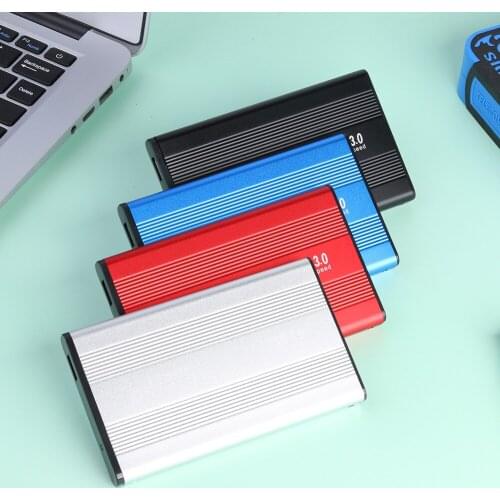 3TB USB 3.0 5Gbps Hard Disk External Enclosure Aluminum Alloy 2.5 Inch Supports SATA Series HDD SSD Mobile Case for Laptop PC