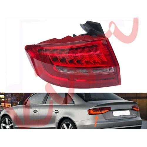 For Audi A4 B9 2013 2014 2015 2016 High quality Left Outside Tail Lamp LED Tail Light Assembly 1pcs