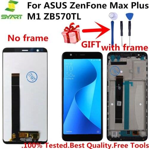 LCD Display For ASUS ZenFone Max Plus M1 ZB570TL Touch Screen Digitizer Assembly + Tools For Asus X018D X018DC 5.7" LCD Screen
