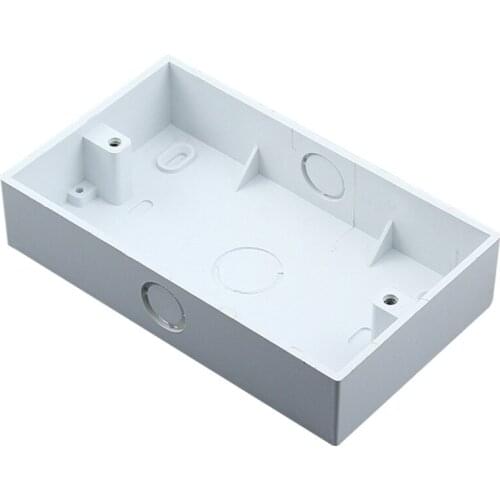 2pcs External Mounting Box 144mm*79mm*47mm For 146*86mm Standard Switch And Socket Apply For Any Position Of Wall Surface