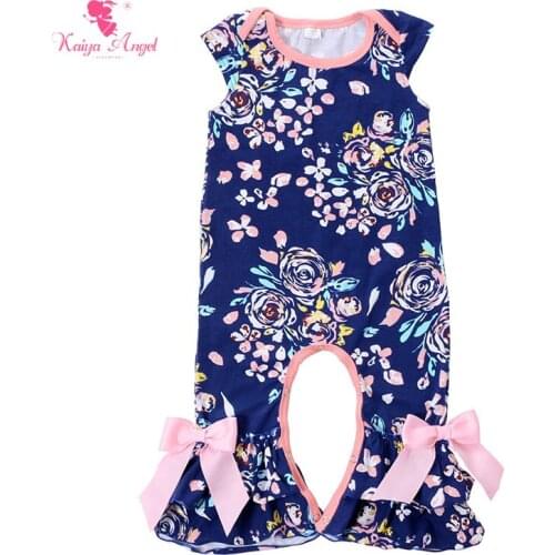 2018 New Hot Infant Clothing Baby Girl Outfit Baby Girl Jumpsuits Newborn Cotton Baby Girl Clothing Jumpsuit Infant Clothing