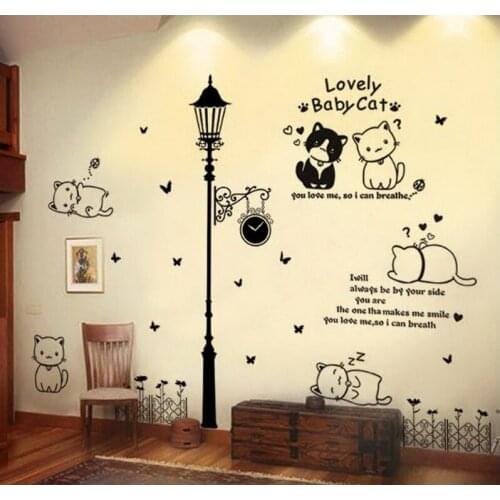 321126/Warm and lovely dormitory wall stickers decorations bedroom wallpaper wallpaper self-adhesive girl room wall paintings
