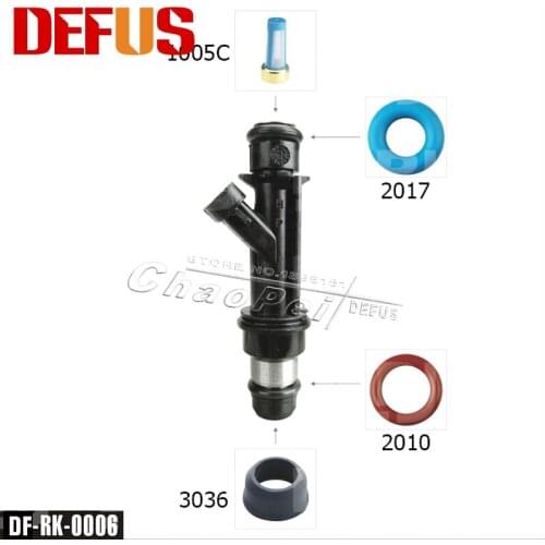 50 Pcs/bag 4 Model Original Fuel Injector Filter O-ring Plastic Cap For 25321207 Repair Kits Auto Part DF-RK-0006 Factory China