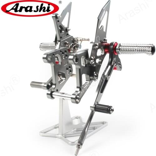 Arashi For HONDA CBR300R 2015 - 2018 CNC Rider Rearset Adjustable Footrest Foot Pegs CBR 300 R CBR300 R 300R CBR250R 2016 2017