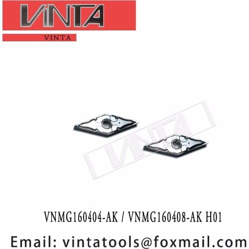 Free shipping high quality VNMG160404-AK H01 / VNMG160408-AK H01 cnc carbide turning inserts
