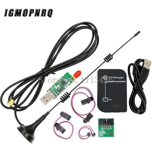 CC2531 Zigbee Emulator CC-Debugger USB Programmer CC2540 Sniffer with 8DBI antenna Bluetooth Module Connector Downloader Cable