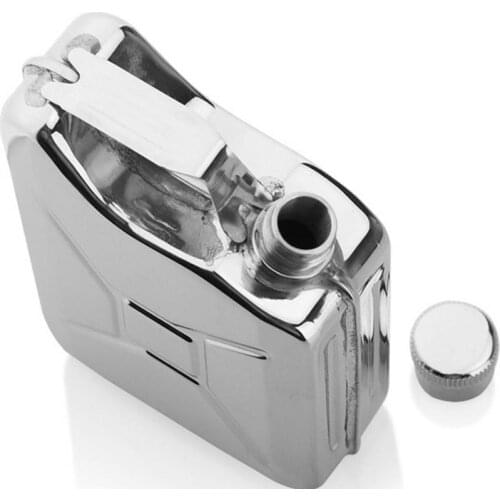 Flasks for Liquor - Stainless Steel Hip Flask - Classic Vintage Slim Pocket Bottle for Liquor, Wine & Alcohol- Anti-Rusting