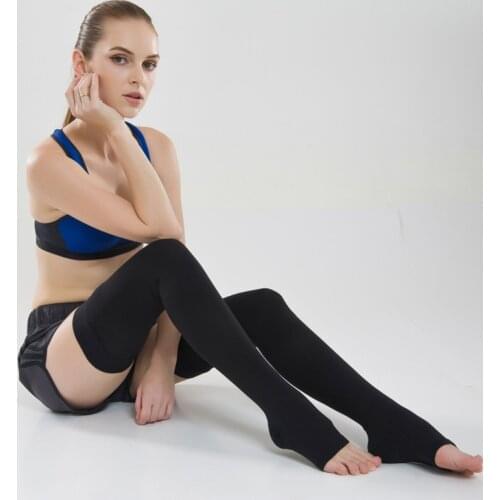 Compression Stocking Varicose Vein Relief Pain Nylon Pressure Stocking Women Men Knee High Leg Support Stretch Stocking Unisex