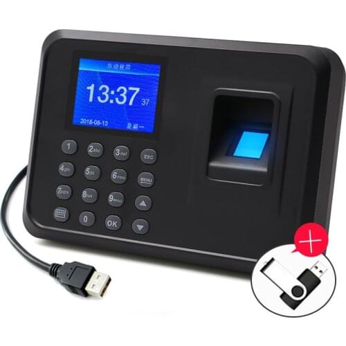 Fingerprint attendance machine / fingerprint password identification / multi-language work punch card machine / company sign-in