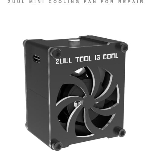 2UUL Mini Cooling Fan 5V Type-C USB Input Charging Soldering Fume for Phone Motherboard Welding Repair Tool