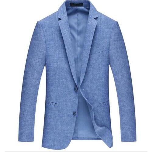 2019 new arrival spring high quality casual blazers male suits casual jackets men plus-size mens blazer jacket