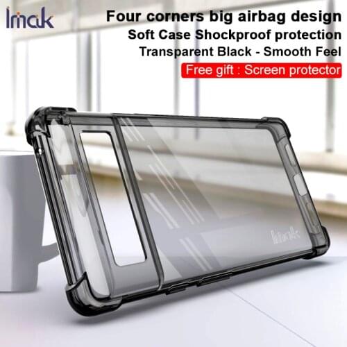 IMAK Crystal Case for Google Pixel 6 Clear TPU Airbag Protective Funda Back Cover Cases for Google Pixel6 Shockproof Bumper