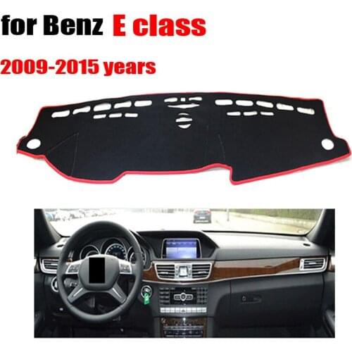 Dashboard Avoid light pad stickers For Mercedes-Benz E-Class 2009 to 2015 years Instrument platform desk pad car accessories