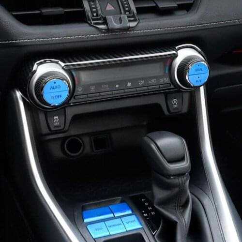 Lsrtw2017 for Toyota rav4 2019 2020 2021 car air conditioning adjust knob cover Trims xa50 Interior Mouldings Accessories